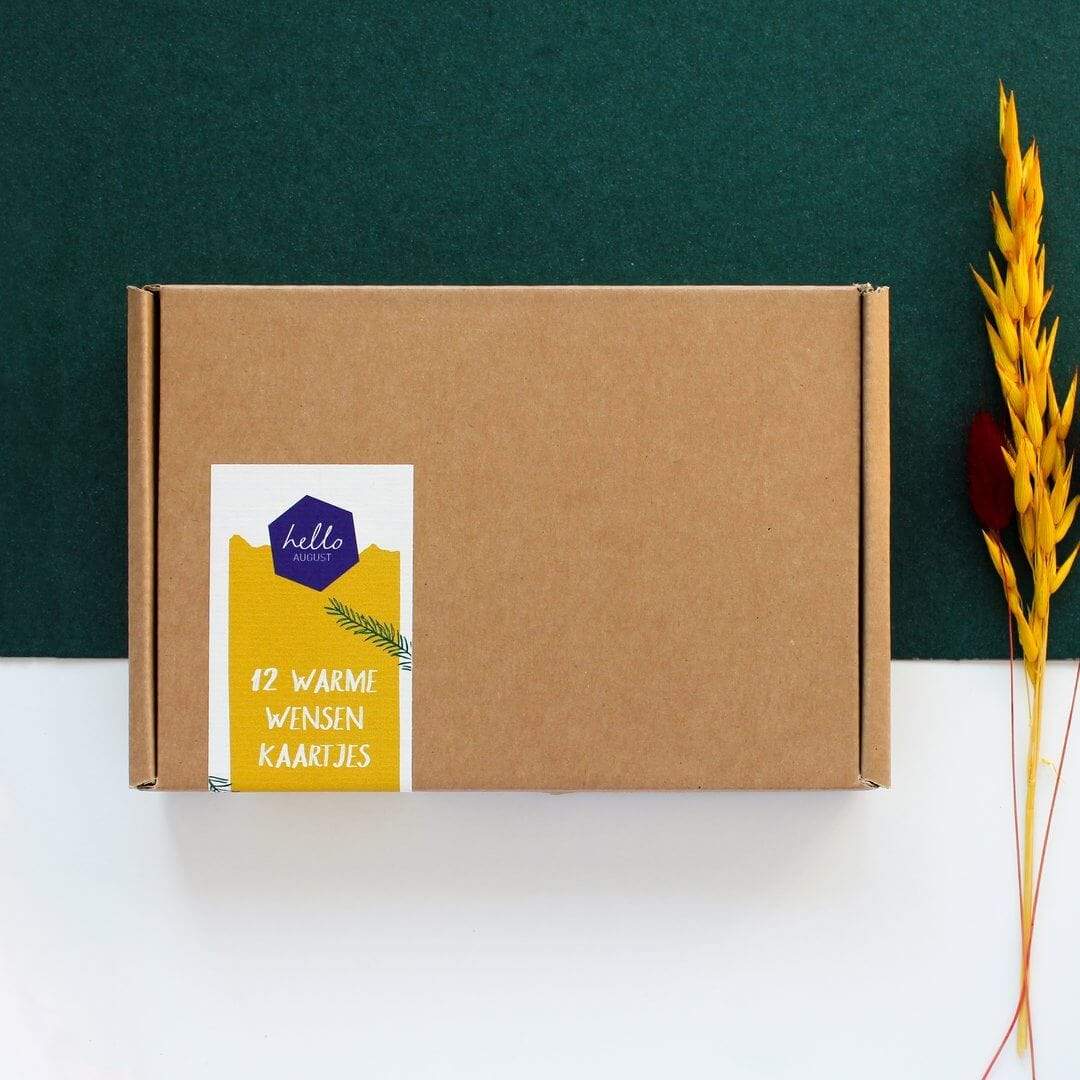 Post Cards - Warme Wensjes - Set of 12 - Plastic Free Amsterdam